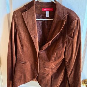 Anne Klein Medium Brown Orange Blazer